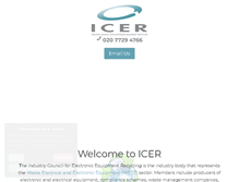 Tablet Screenshot of icer.org.uk
